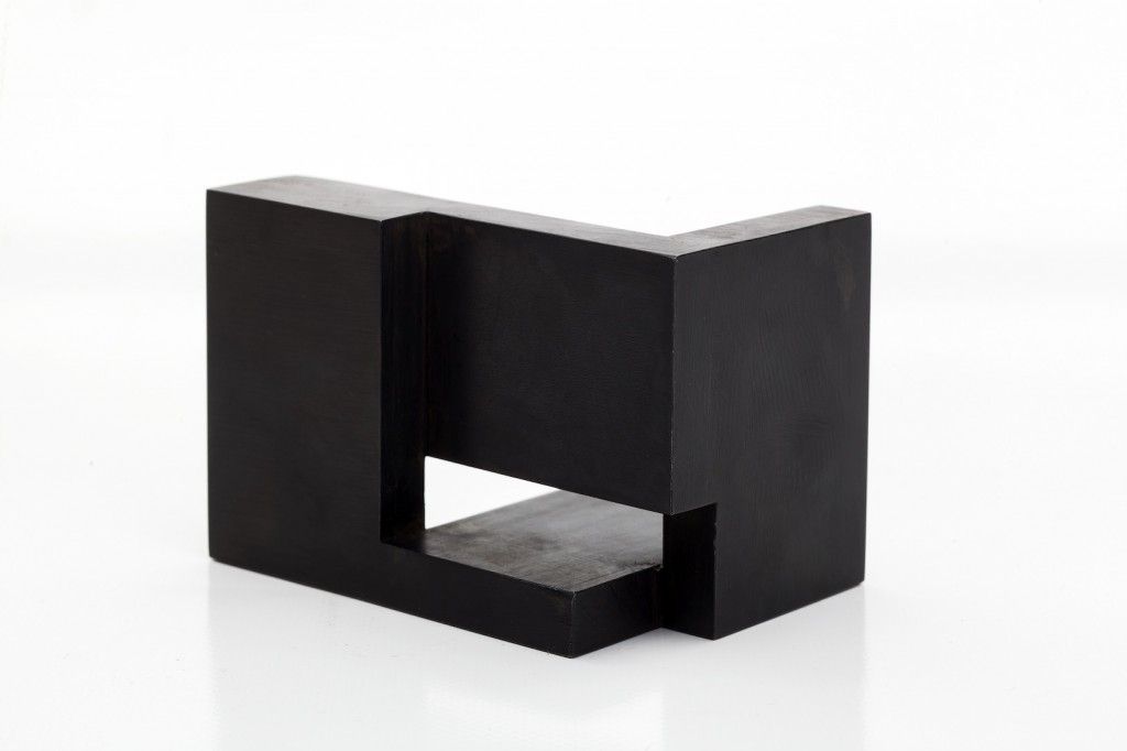 Maqueta de acero patinado