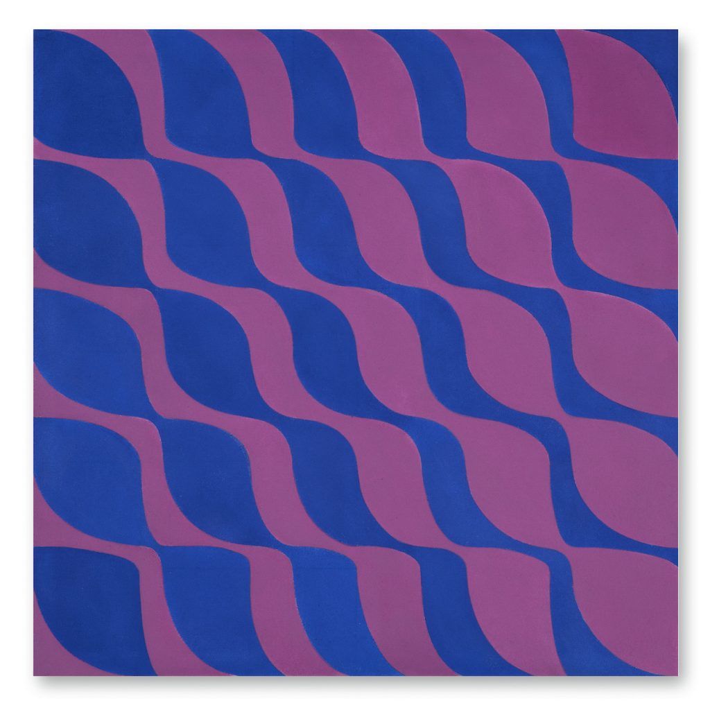 Azul y violeta